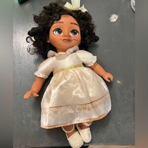 Disney Mirabel Cream dress baby Doll with Curly Hair